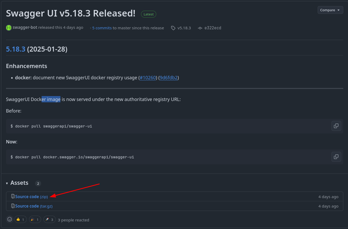 swagger-download-page